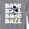 Boys' - Disney - Baseball Mickey Long Sleeve Graphic T-Shirt - image 2 of 4