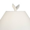 360 Lighting Bird and Leaf 32" Tall Large Country Cottage End Table Lamp White Ceramic Single White Shade Living Room Bedroom Bedside Nightstand House - 3 of 4