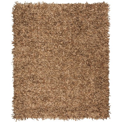 Leather Shag LSG601 Handwoven Rugs - Safavieh