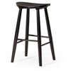 Luna Bar Stool in Light Oak Wood Finish - 2 of 4