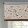 50x18" Monroe Embroidered Window Valance - image 3 of 4