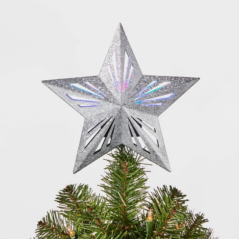 Holiday Time LED Christmas Tree Topper, Gold Star, 15 