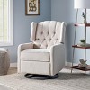 Modern Recliner Chair,Manual Recliner Chair with 360-Degree Swivel-The Pop Home - 2 of 4