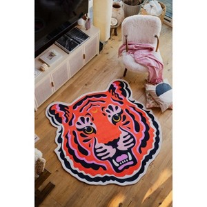 Lany Space Jessica Miller Funky Statement Tiger Rug - 1 of 4