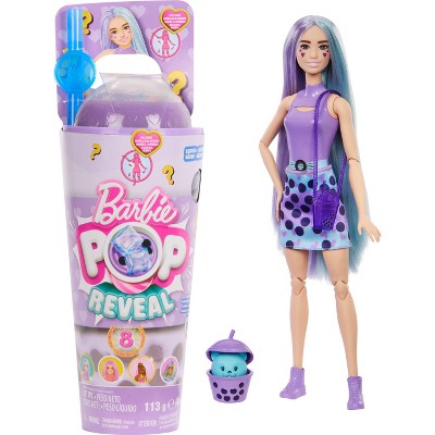 Barbie 12.7" Pop Reveal Boba Series Doll Taro Milk