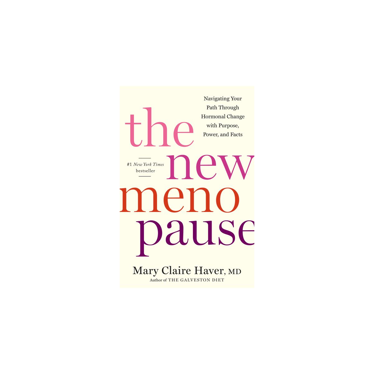 The New Menopause - by  Mary Claire Haver (Hardcover)