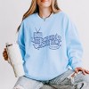 S.W.Smiley Less Screen More Self - Women's Lightweight Garment Dyed Sweatshirt - 2 of 4
