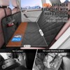 VEVOR Dog Car Seat Cover for Back Seat, 54 x 26.5 in Waterproof, 600D Heavy Duty Pet Car Seat Protectors with Mesh Window and Storage Pocket - 3 of 4