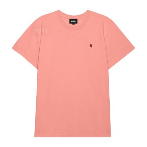 Dalix Womens Lil Strawberry Lightweight Everyday Tee - 1 of 4