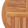 vidaXL Table Top Solid Teak Wood Round 1" 23.6" - 4 of 4