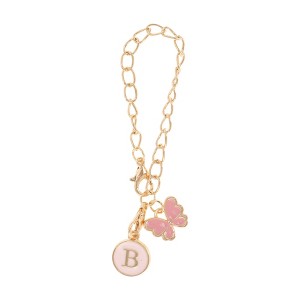 Unique Bargains Butterfly Heart Cup Chain Charm Water Cup Pendant 1 Pc - 1 of 4