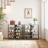 HOMLUX 5 Tier Shoe Rack Freestanding Shoe Organizer, Holds 12 Pairs - 4 of 4