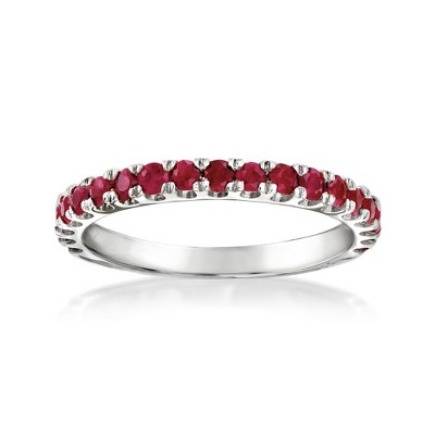 Ross-Simons 0.70 ct. t.w. Ruby Ring in Sterling Silver