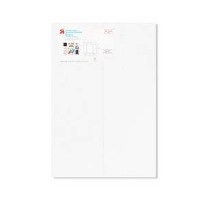 18"x24" Gridlines Tri-Fold Foam Poster Board - up&up™: Trifold Presentation Display, White, EPS Material - 1 of 3