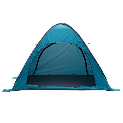 Blue 2-Person Pop-Up Beach Tent with Carry Bag