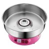 PartyHut PartyHut Compact Commercial Cotton Candy Machine Party Candy Floss Maker Pink - 4 of 4