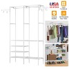 DOMETOUR 66.1x42.1x14.2 in 4 Layers of Shelves Closet Organizing Rack - 2 of 4