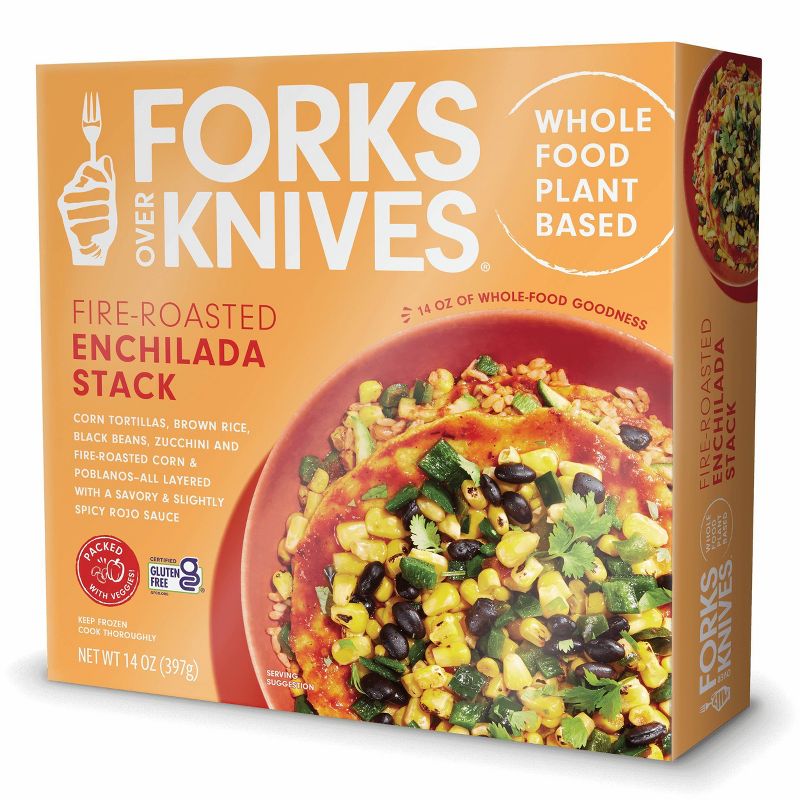 Forks Over Knives Frozen Gluten Free Fire Roasted Enchilada Stack - 14oz, 4 of 5