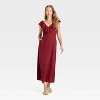 Women's Ruffle Sleeve Maxi A-Line Dress - Universal Thread™ - 3 of 3