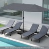 Tangkula 13 FT Double-sided Patio Umbrella Outdoor Large Twin Size Umbrella - 3 of 4