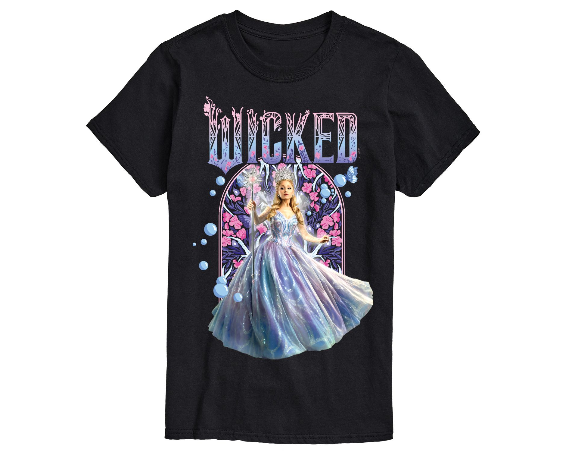 Men's - Wicked - Glinda Florals Short Sleeve Graphic T-Shirt