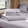 Nestl RV Queen Sheets, Super Soft 4PC Microfiber Sheet Set for Camper, Short Queen Sheets - 2 of 4