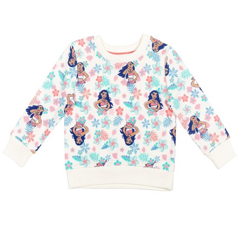 Disney Princess Moana Infant Baby Girls Sweatshirt White 18