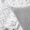 Indoor Washable Low Pile Area Rug, Vintage Accent Mat, Non-Shedding Throw Carpet for Bedroom Nursery Office Living Room Hallway Entrance Laundry Room - 4 of 4