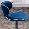 NicBex Dining Chairs Set of 2 Stool Upholstered Chair Airlift Adjustable Swivel Barstool with low-back style for Kitchen, Home Bar - 4 of 4