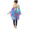 HAPPY BAY Women's Summer Tropical Beach Loose Casual Bikini Swimwear Cover Up Beachwear Duster Cardigans for Women One Size Colorful, Chevron Stripes - 3 of 4