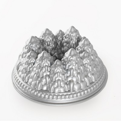 Nordic Ware Pine Forest Bundt Pan, Metallic