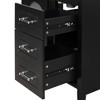 NicBex 30" Bathroom Storage Cabinet with Sink, Morden Bathroom Vanity, 2 Drawers and 1 Spacious Cabinet with Adjustable Shelf for Bathroom, Black - 3 of 4