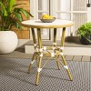 Pomona Bistro Table - Indoor/Outdoor - PAT4051 - White - Safavieh - 2 of 4