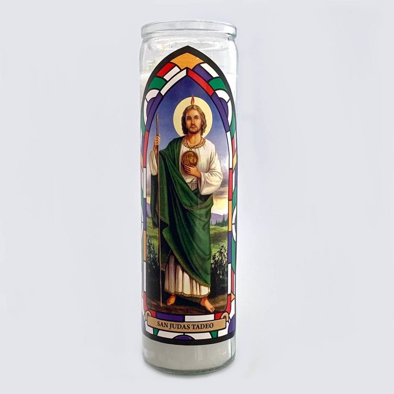 Jar Candle San Judas Tadeo White - Continental Candle, 3 of 6