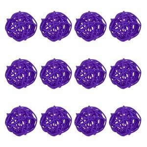 Unique Bargains Wicker Rattan Decorative DIY Crafts Balls for DIY Crafts 1.6 Inch 12 Pcs - 1 of 4