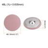 Unique Bargains Round Metal Sewing Cloth Covered Button 10 Pcs - 2 of 4