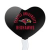 Seattle Redhawk Heart Love Cupcake Picks Toppers Decoration Set of 6 - 2 of 4