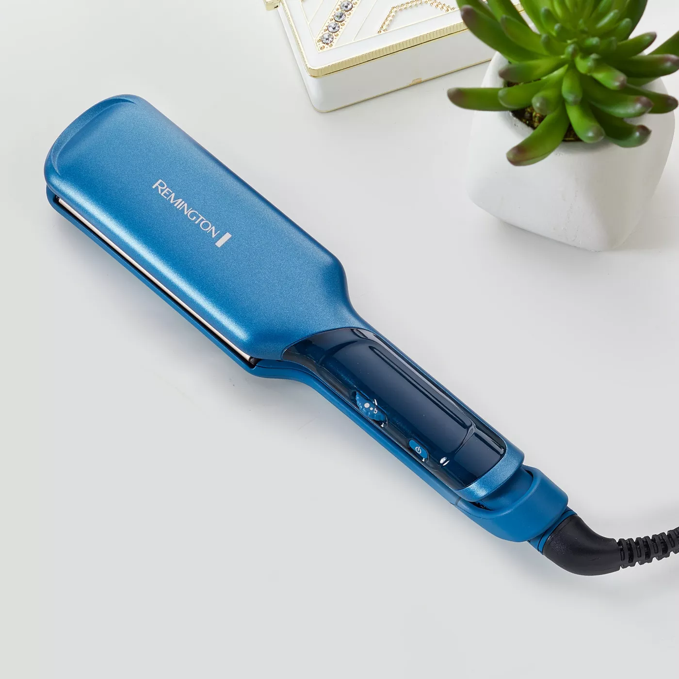 Remington Pro Professional Titanium Ceramic Flat Iron - Blue - 2" - S9632 - image 3 of 12