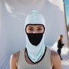 Unique Bargains Ice Silk Solid Balaclava Face Mask 1 Pc - 2 of 4