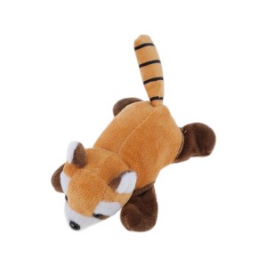 Unique Bargains Decorative Magnets Magnetic Fridge Irregular Shape Plush Large Raccoon Orange Yellow 1Pc - 1 of 3