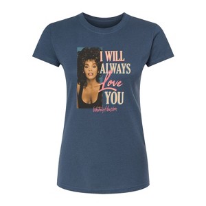 Women's - Whitney Houston - Always Love You Fitted Graphic T-Shirt - 1 of 3
