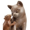 SPI Home Stealing a Kiss Garden Sculpture – 11" Romantic Metal Animal Statue for Outdoor or Patio Decor - 3 of 3