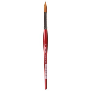 da Vinci COSMOTOP-SPIN Silkpainting Brush, Synthetic, Watercolor, Round, Size 12 - 1 of 3