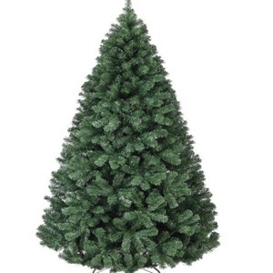 Garvee Flocked Artificial Tree, Prelit Snowy Tree with 8 Modes, Foldable Stand, Foot Pedal, Holiday Home Decoration, White Flock - 1 of 1
