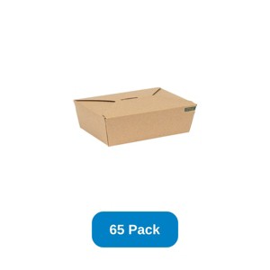 Inno-Pak 56 oz INNOBOX EDGE Compostable Kraft - Pack of 65 - 1 of 3