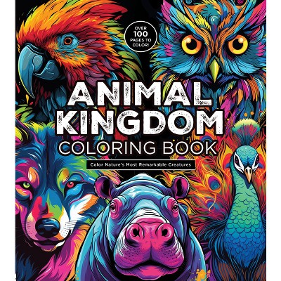 Animal Kingdom Coloring Book - (Chartwell Coloring Books) by  Editors of Chartwell Books (Paperback)