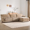 Whisen 110" Modular Sectional Sofa, 4 Seat L-Shape with Extra-Wide Seat Cushion, USB and Type-C Charger - 2 of 4