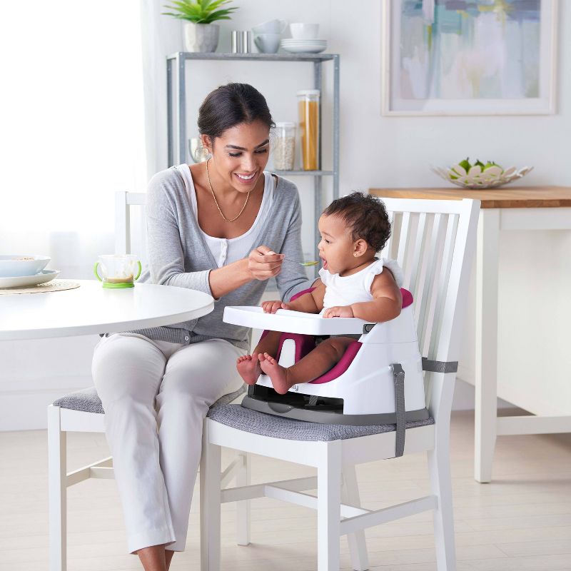 Ingenuity Baby Base 2-in-1 Booster Feeding and Floor Seat with Self-Storing Tray, 5 of 22