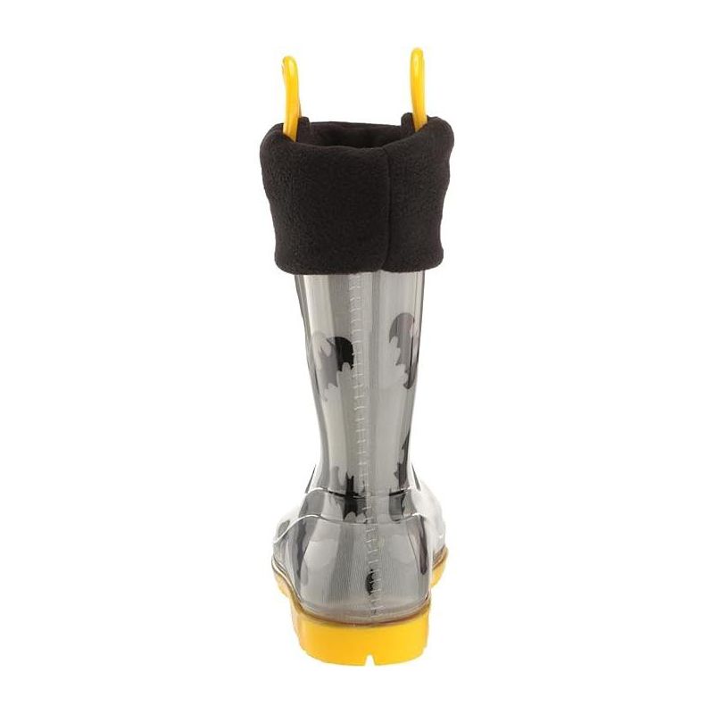 Batman Kid’s Rain Boots with Soft Removable Liner, (Ages 1-8 years), 4 of 7