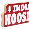 NCAA Indiana Hoosiers Chunky Block Wood Wall Art - 4 of 4